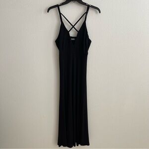 Lulu’s Front Crisscross Maxi With Adjustable Straps Sexy Sleeveless Dress Medium